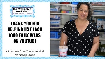 Thank you for Helping Us Reach 1000 Followers on YouTube | Heidi Pridemore