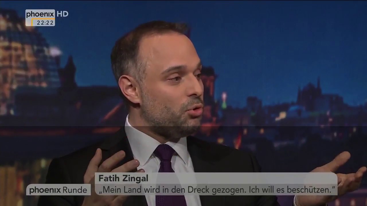 Fatih Zingal tartışma programı "Streit mit Erdogan Deutsch Türken im Zwiespalt"