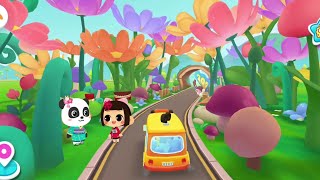 baby panda's school bus | baby school bus cartoons for kids | babybus English speaking for kids