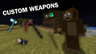 Фото Minecraft UHC, But Ores = OP Custom Weapons