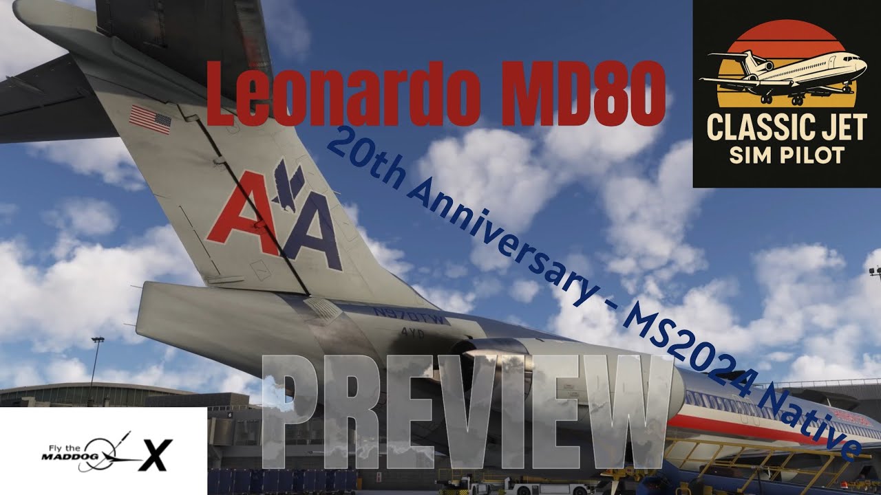 ✈️ Leonardo Maddog MD-80 Preview | Classic American Airlines Flight RDU–BUF | MSFS 2024