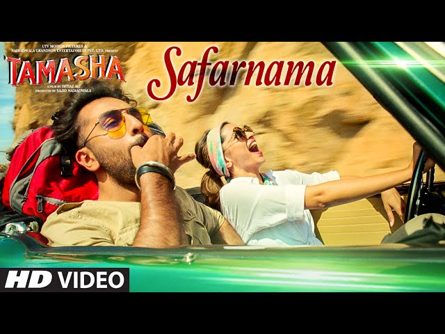 Safarnama Video Song | Tamasha | Ranbir Kapoor, Deepika Padukone | T-Series class=