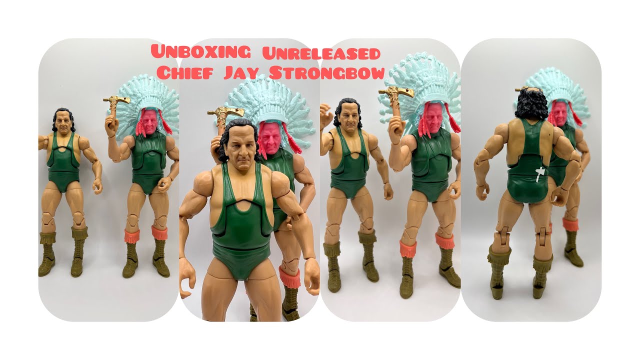 Unreleased Chief Jay Strongbow Elite Series 90 Collectors Edition Mattel Wrestling Figure Unboxing