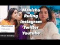 Manisha rani in youtube trending  twitter trending list  100k instagram followers in 16 hours