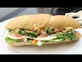 Amazing Vietnamese sandwich  BANH MI in Hanoi Vietnam vlog