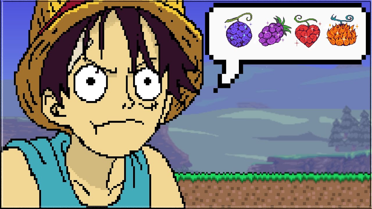 One Piece Devil Fruit Pixel Art | Sticker