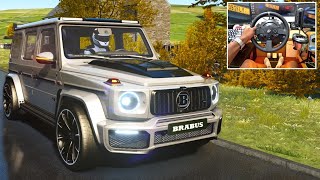 1050hp G-Wagon - Assetto Corsa High force traffic- Steering Wheel PC Gameplay