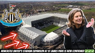 Newcastle United IS STAYING AT St James Park - HUGE STADIUM EXPANSION UPDATES !!!!!