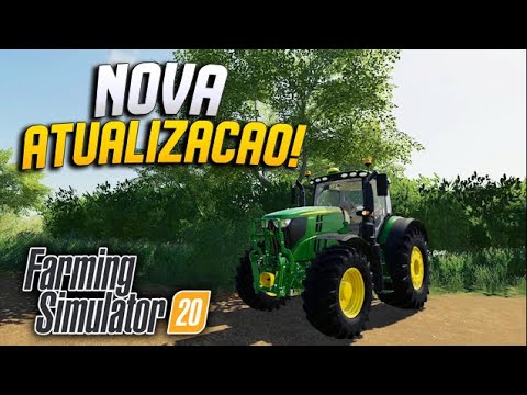 SAIU! NOVA ATUALIZAÇÃO do FARMING SIMULATOR 2020 - Descer do Trator e Nova  Colheitadeira (Download) 