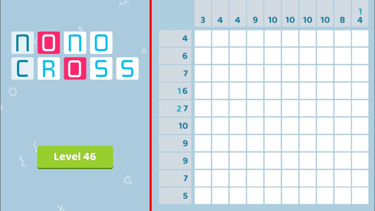 Nonocross Level 46 Game Walkthrough - YouTube