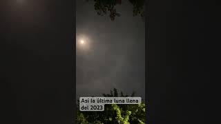 Desde Cancún la última luna llena del 2023 nos regala este espectáculo celeste