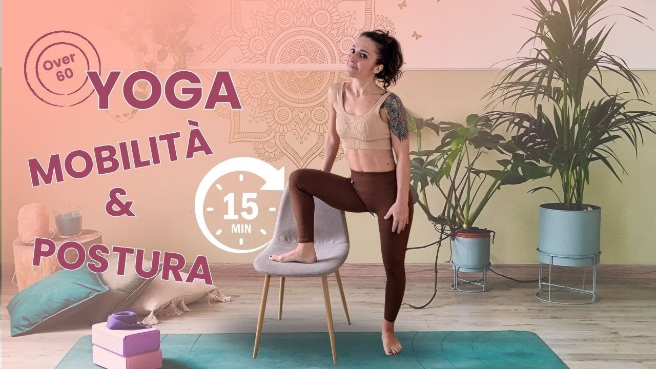 Yoga dolce Over 60 – Mobilità e postura per ritrovare equilibrio e benessere