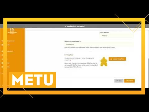 METU Erasmus Incoming students - Start your journey: send your online application easily | METU