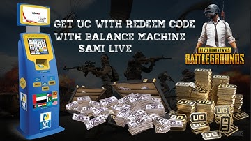 Get pubg uc redeem code with balance machine || purchase pubg uc redeem code without credit & debit