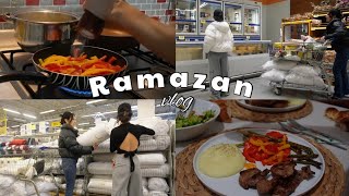 Büyük market alışverişi🛒 |  İlk sahur ilk iftar, Menü hazırlığı | Ramazan Vlog