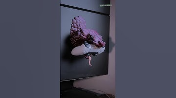 Snake Gaming Controller Holder by @holoprops #3dprinting #gaming #homedecor #snake #3dmodel