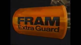 Celebrity Fram Extra Guard Oil Filter Commercial 1991 Wealth