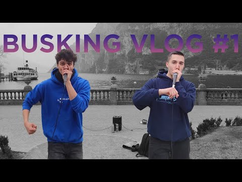 Busking Vlog #1 | Riva Del Garda - Dynamatt & Albo