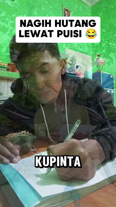 Cara nagih hutang lewat puisi #shots #youtubeshorts