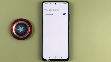 How to enable/disable Wireless display on Xiaomi Redmi Note 11 Android 12