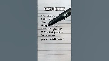 Thumbnail of Back To Friends - Sombr | Lirik #lyrics #lyricsmusic #lyricsvideo #songlyrics #sombr #trendingshorts