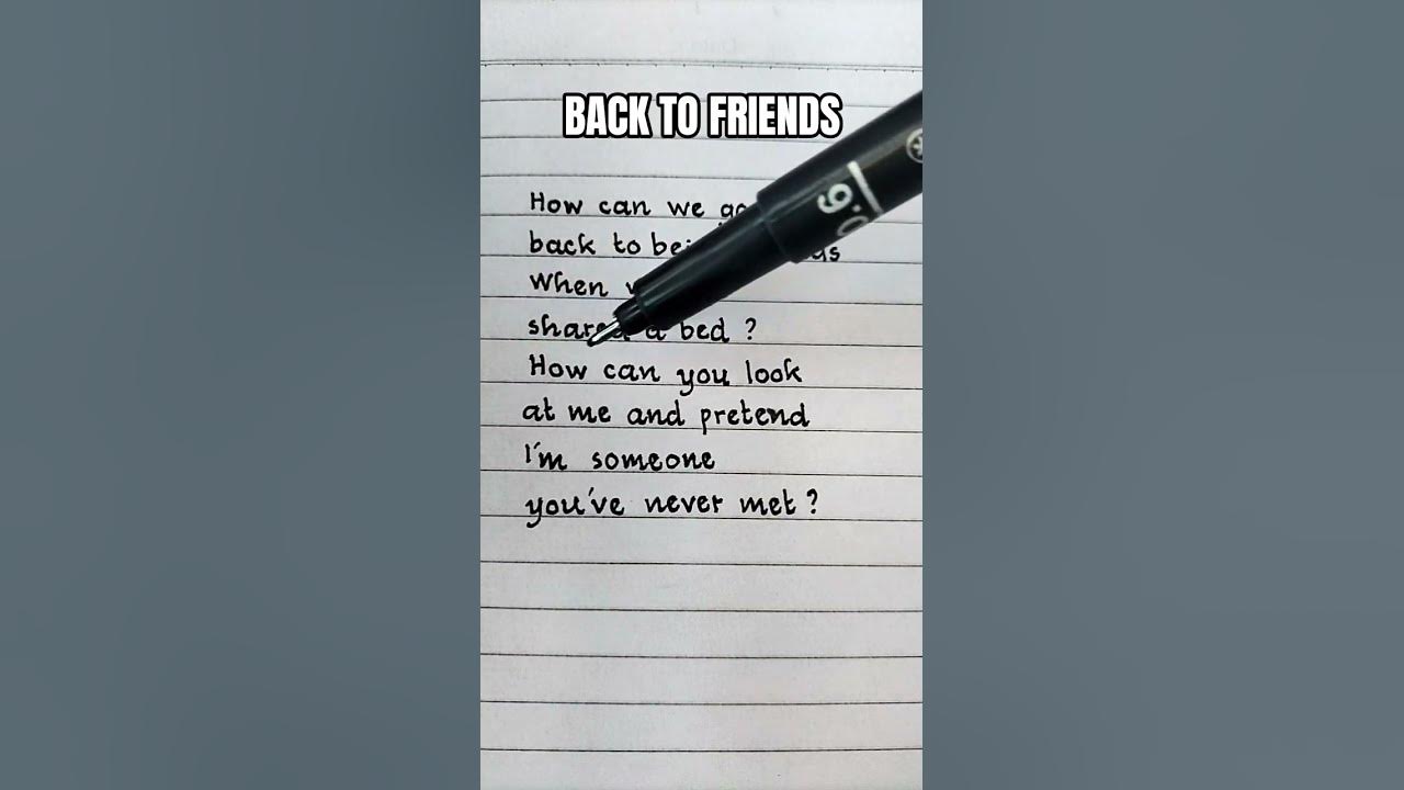 Back To Friends - Sombr | Lirik #lyrics #lyricsmusic #lyricsvideo #songlyrics #sombr #trendingshorts