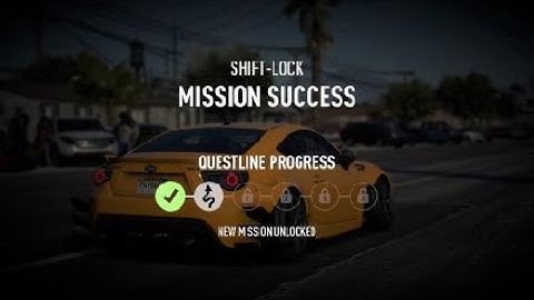 Need for Speed™ shift lock