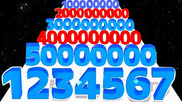 Number Master vs Hole Merge Run - Level Up Number (NOOB vs PRO vs HACKER) New Update