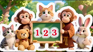 “Counting 1 to 10 for Kids | learning with animals | Fun Learning Song for Children”