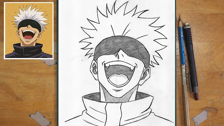 Easy Gojo Drawing for Beginners | Step-by-Step Anime Tutorial