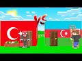 TÜRKİYE EV VS AZERBAYCAN EV! 🇹🇷 🇦🇿 - Minecraft