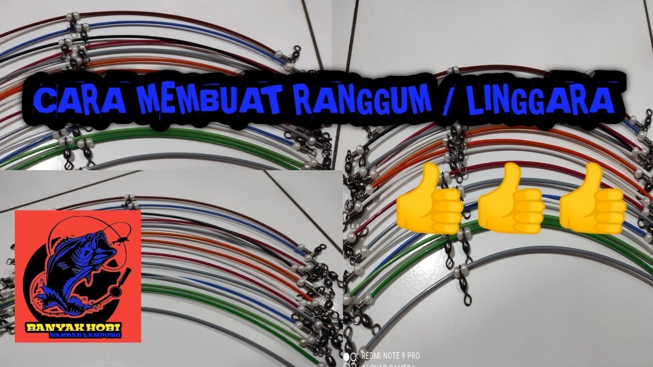 tutorial cara membuat ranggum atau linggara buat teknik koncer