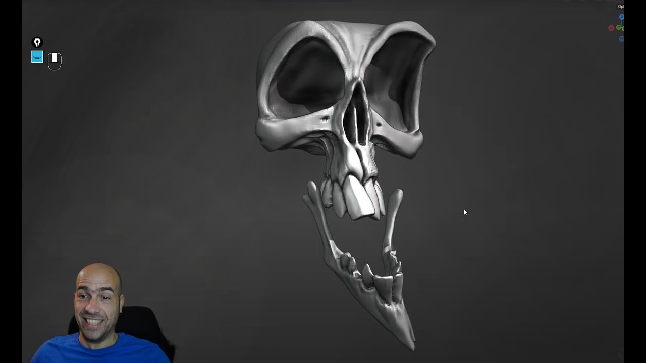 Dynamic Skull Dynamic skull, artstation reviews and my old works! - YouTube