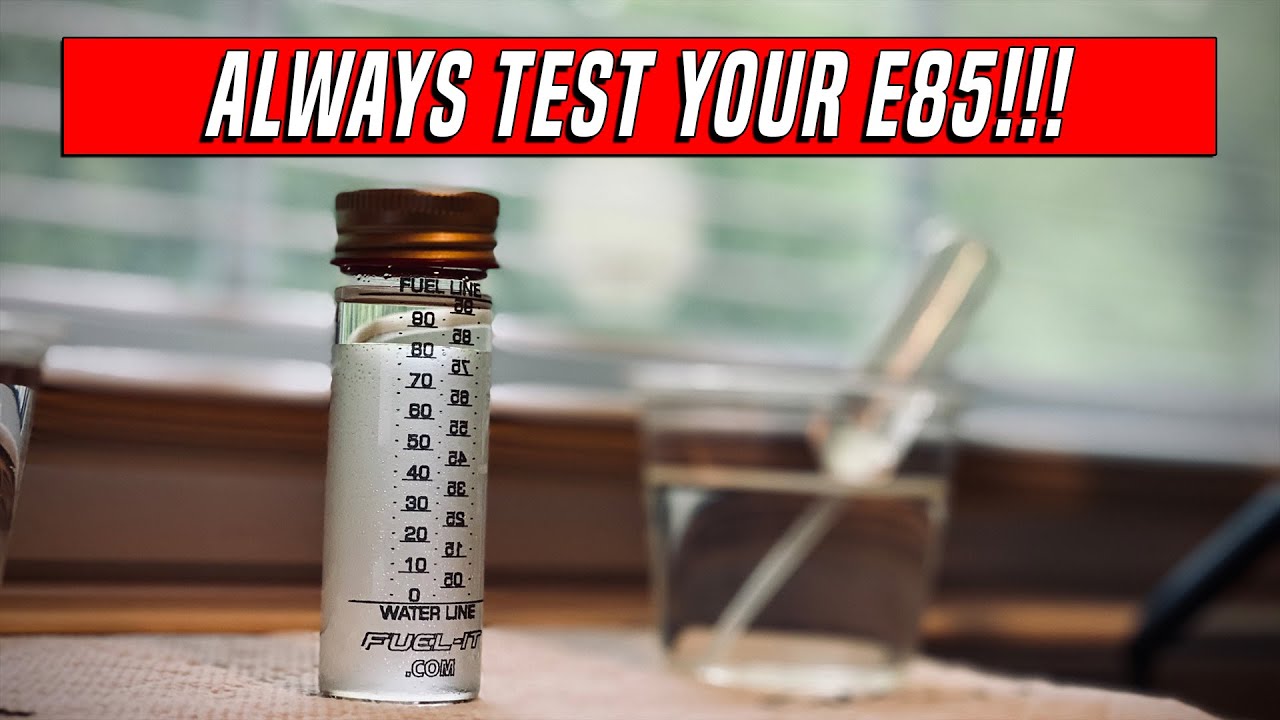 TESTING ETHANOL (E85)!!! Using the FuelIt Ethanol Tester YouTube