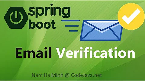 Spring Boot Email Verification Example (for Customer Registration)