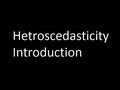 Hetroscedasticity Introduction