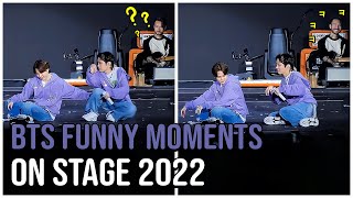 BTS Iconic Moments On Stage! BTS Funny Moments 2022