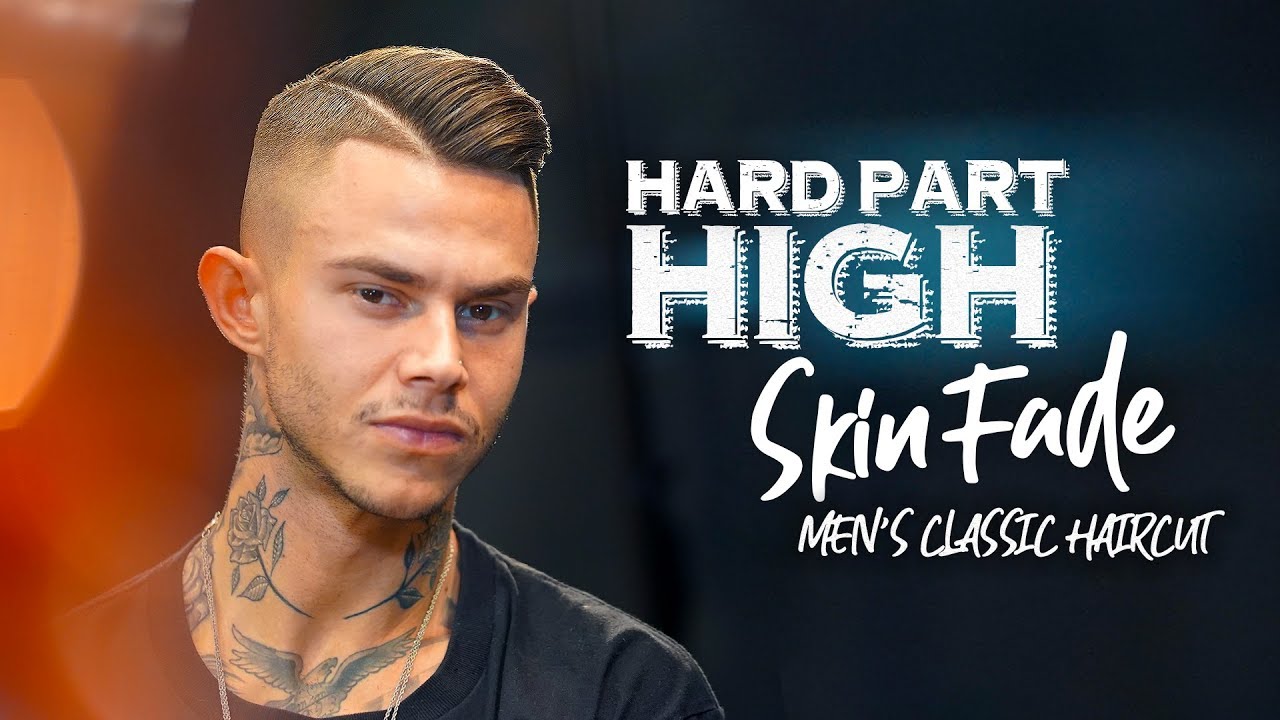 High Fade Hard Part Men S Hairstyle Inspiration Youtube