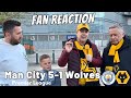 Stuffed  man city 51 wolves  instant fan reaction  premier league