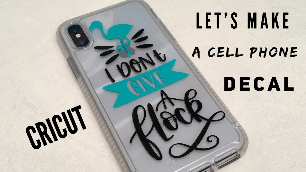 How to Make a Cell Phone Decal with Cricut Joy