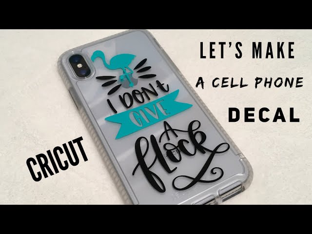 How to Make a Cricut Phone Case with Vinyl - Hey, Let's Make Stuff