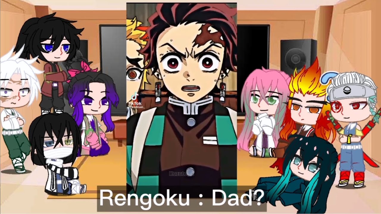 🌸 Hashiras react to Tanjiro, Nezuko, Yoriichi, Tiktoks, ... 🌸 || ❤️ Gacha Club ❤️ Compilation ❤️