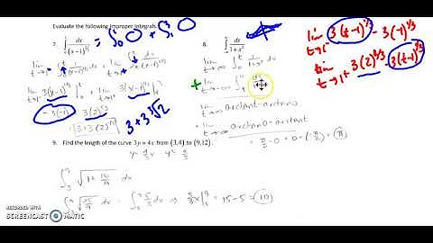 BC Calculus Unit 6 Review Part 1 #7-9