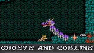 Ghosts And Goblins - (Hardest difficulty) Arcade Longplay #99【Longplays Land】