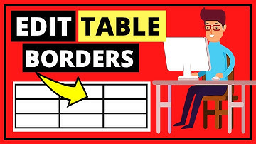 How To Edit Table Borders In Google Docs - [ ✅ SOLVED ]