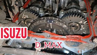 ISUZU D_MAX ENGINE TIMING MARKS 