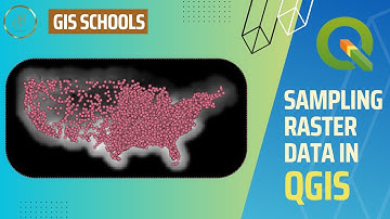 Sampling Raster Data in QGIS | Point Sampling Tool | Random sampling | 19 | @GISSchools