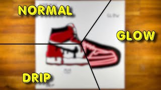 Drawing OG Jordan 1’s in 3 Styles (Timelapse)