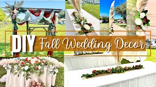 Fall Wedding Decoration Ideas On A Budget | Fall Wedding Centerpieces DIY