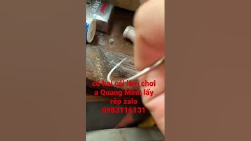 Lưỡi câu cá lóc đen và thép trắng.